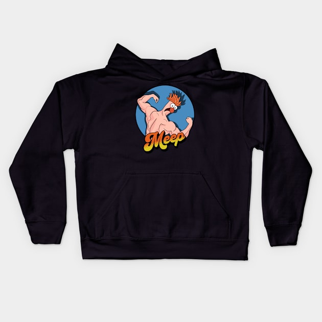 Buff Beaker Kids Hoodie by valentinahramov